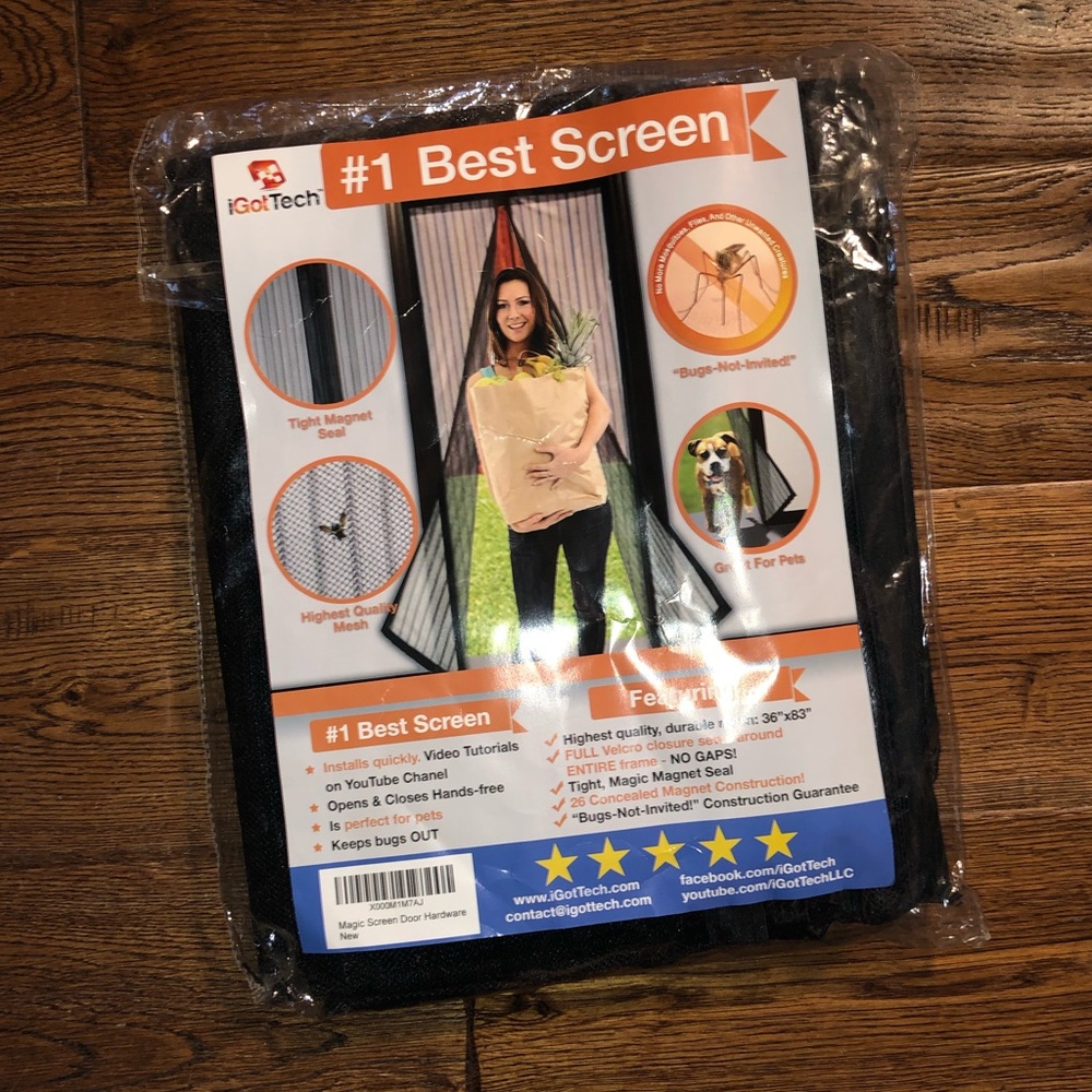 Magnetic Mesh Screen for Doors